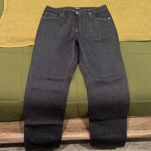 Collin Raw Denim Straight Jeans - Indigo